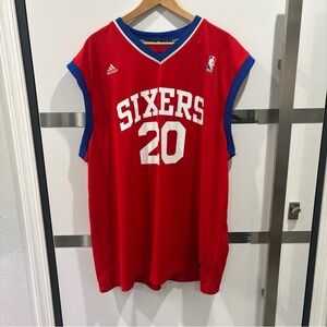 Jodie Meeks 76ers Jersey Adidas Authentic Vintage NBA Adult XL Sixers